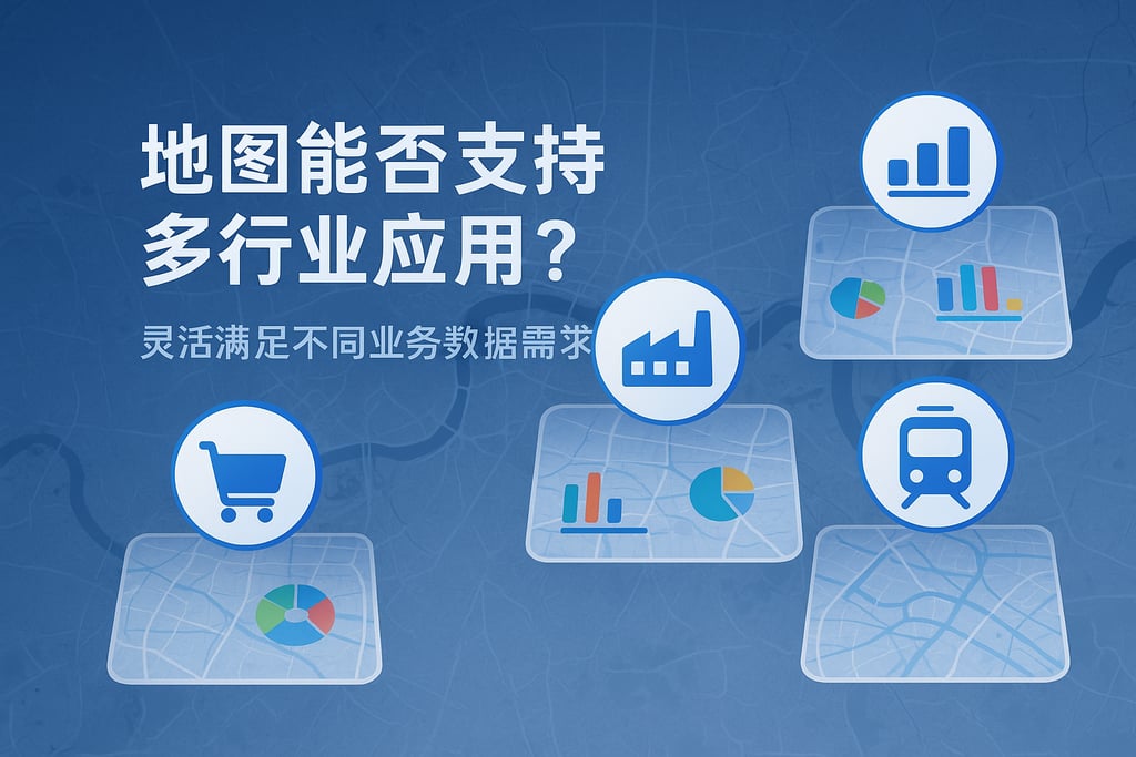 地图能否支持多行业应用？灵活满足不同业务数据需求