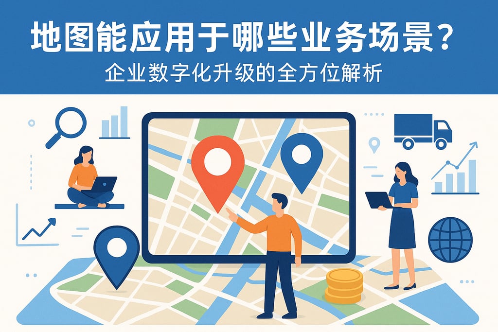 地图能应用于哪些业务场景？企业数字化升级的全方位解析