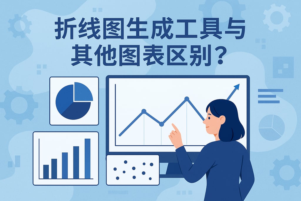 折线图生成工具与其他图表区别？数据展示多样化解析
