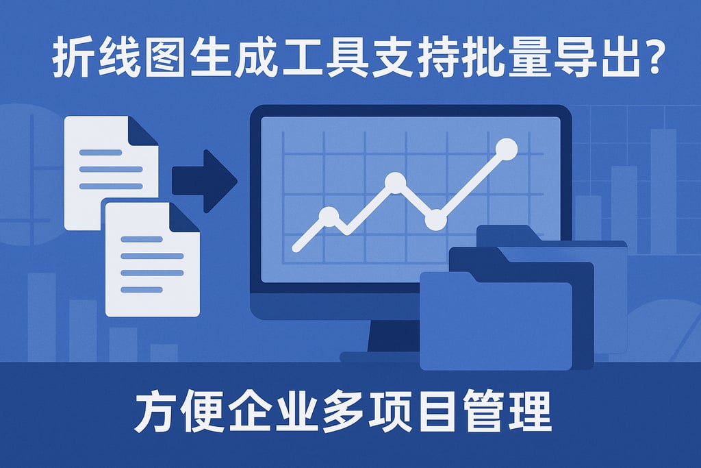 折线图生成工具支持批量导出吗？方便企业多项目管理