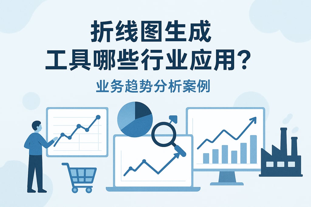 折线图生成工具有哪些行业应用？业务趋势分析案例