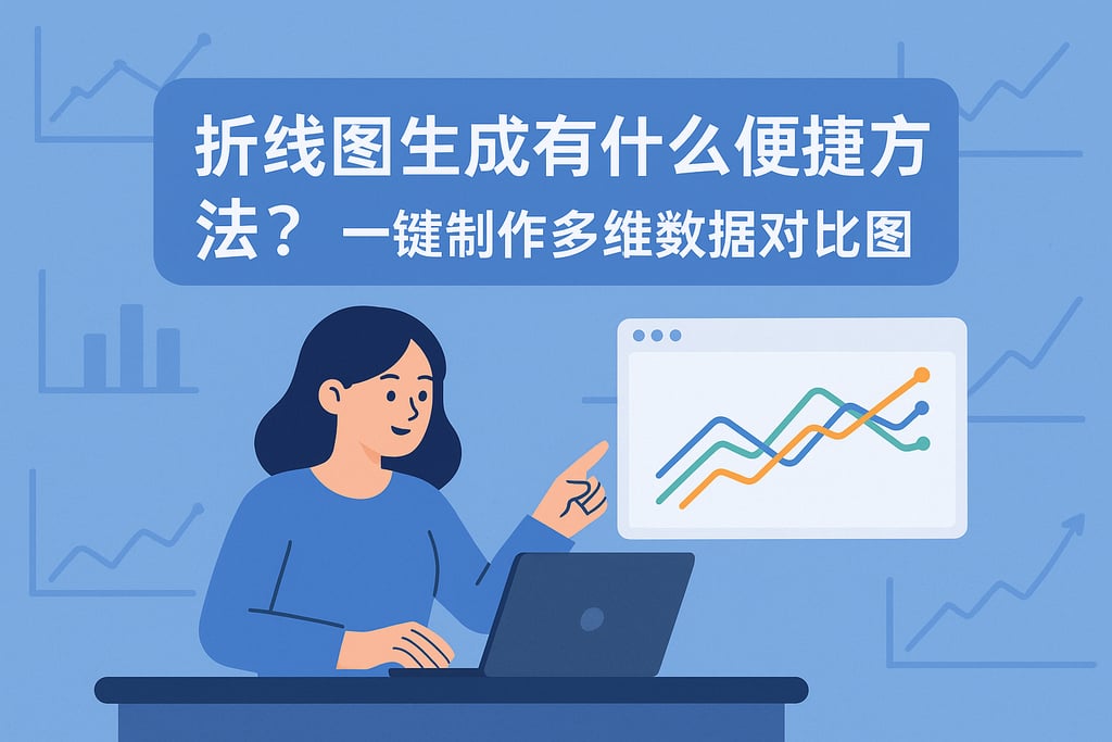 折线图生成有什么便捷方法？一键制作多维数据对比图