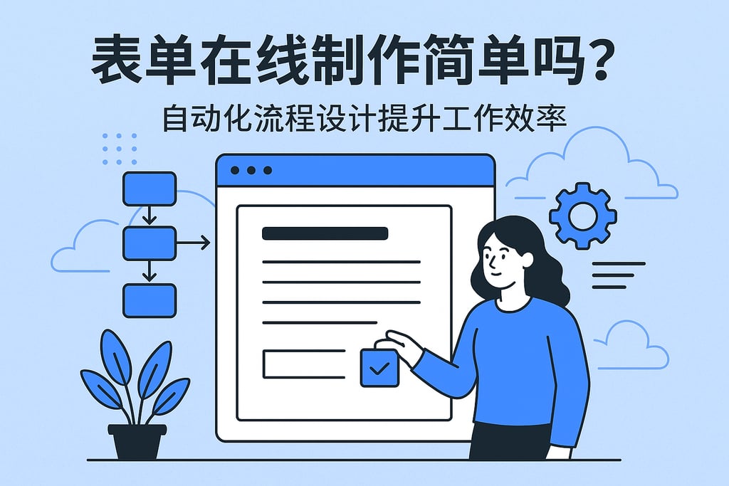 表单在线制作简单吗？自动化流程设计提升工作效率