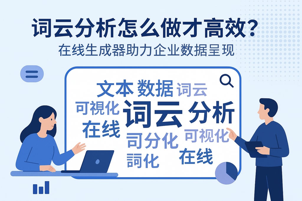 词云分析怎么做才高效？在线生成器助力企业数据呈现