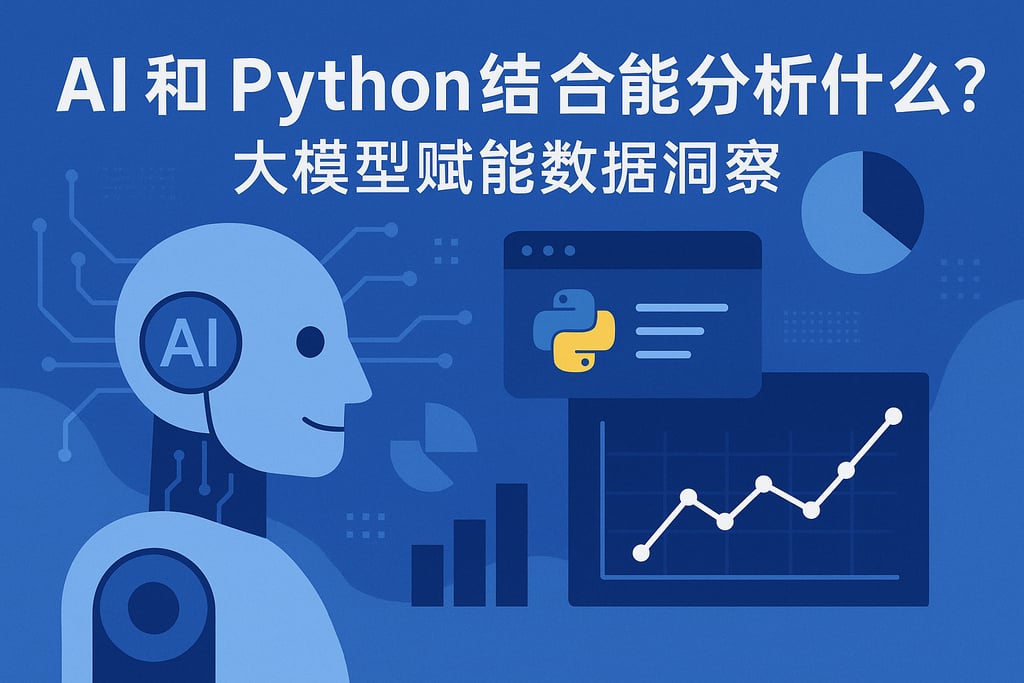 AI和Python结合能分析什么？大模型赋能数据洞察