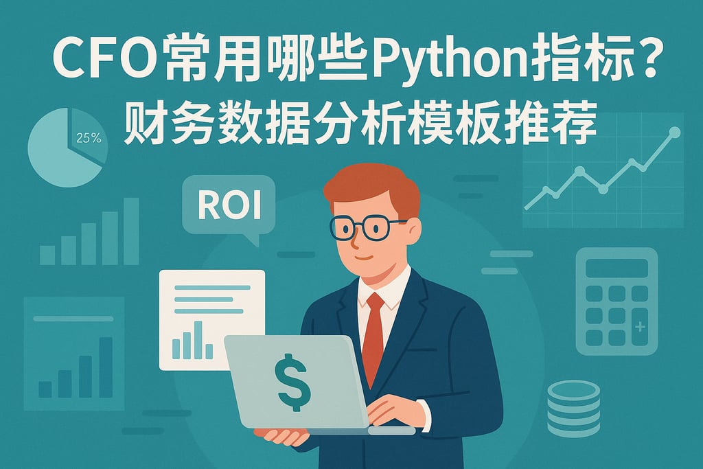 CFO常用哪些Python指标？财务数据分析模板推荐