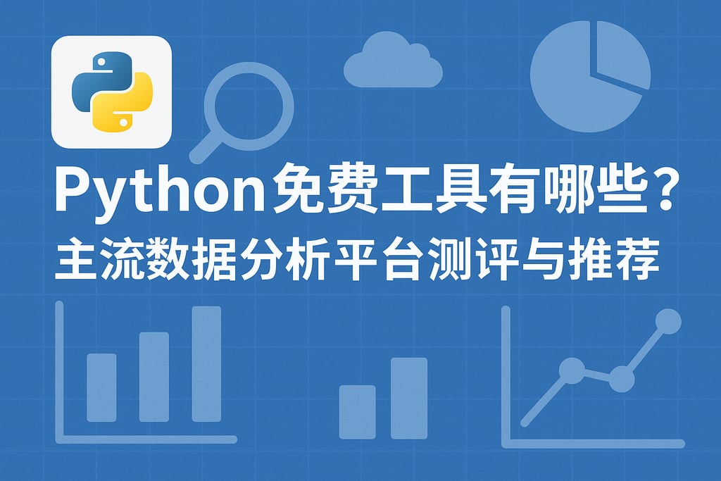 Python免费工具有哪些?主流数据分析平台测评与推荐 - FineBI数据分析知识库