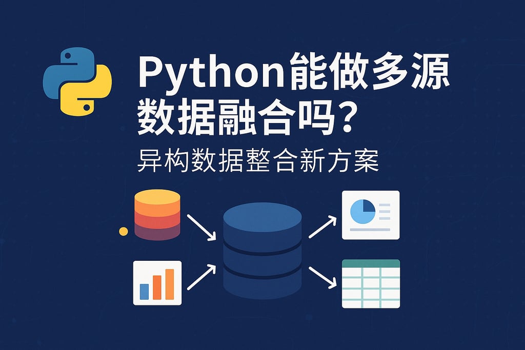 Python能做多源数据融合吗？异构数据整合新方案 - FineBI数据分析知识库