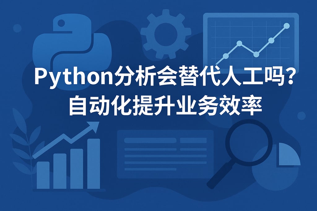 Python分析会替代人工吗？自动化提升业务效率