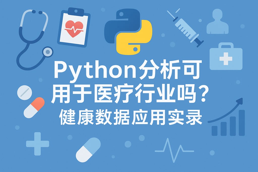 Python分析可用于医疗行业吗？健康数据应用实录