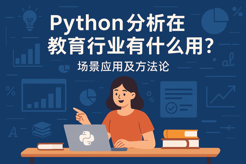 Python分析在教育行业有什么用？场景应用及方法论