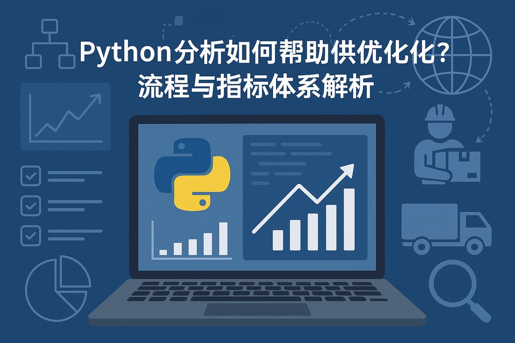Python分析如何帮助供应链优化？流程与指标体系解析