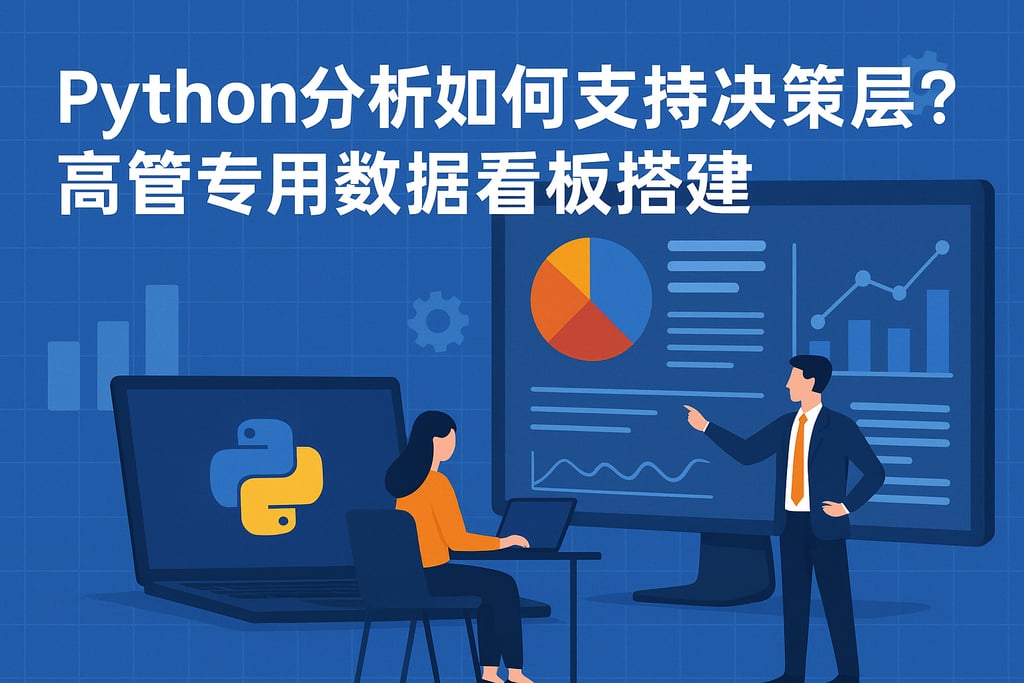 Python分析如何支持决策层？高管专用数据看板搭建