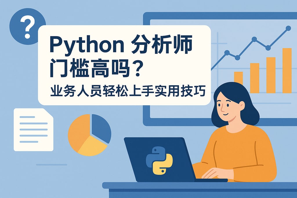 Python分析师门槛高吗？业务人员轻松上手实用技巧