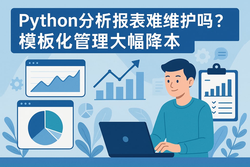 Python分析报表难维护吗？模板化管理大幅降本