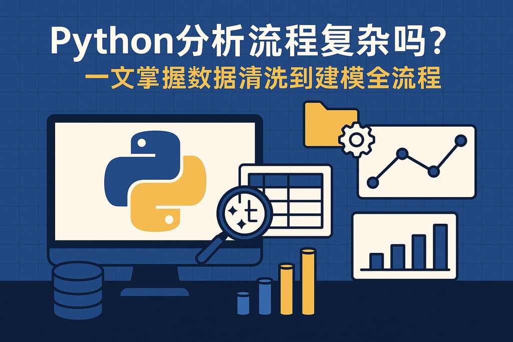 Python分析流程复杂吗？一文掌握数据清洗到建模全流程