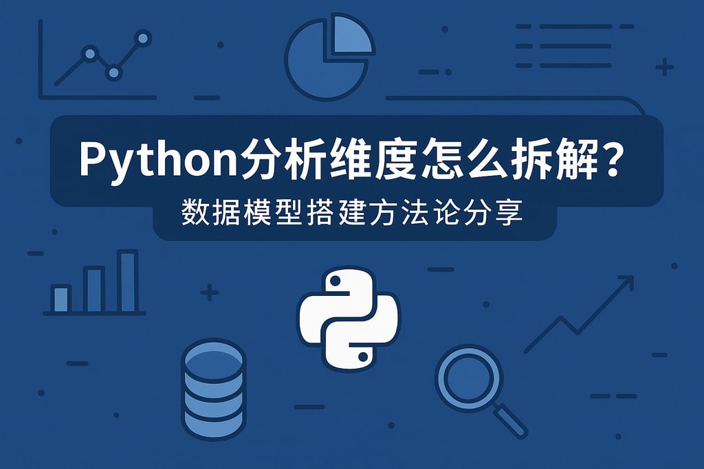 Python分析维度怎么拆解？数据模型搭建方法论分享