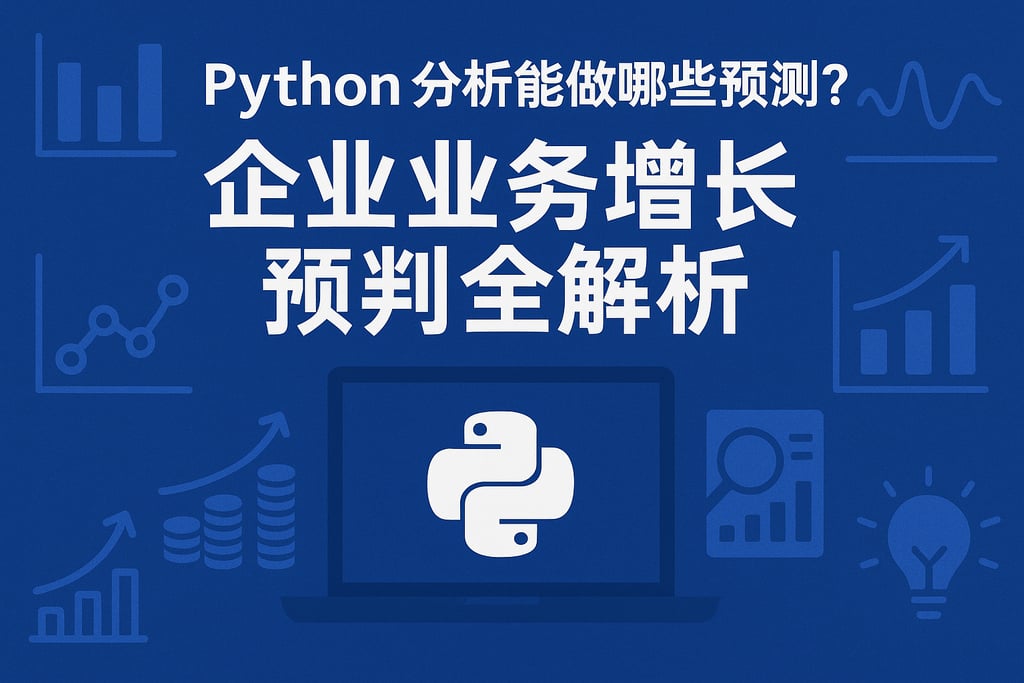 Python分析能做哪些预测？企业业务增长预判全解析