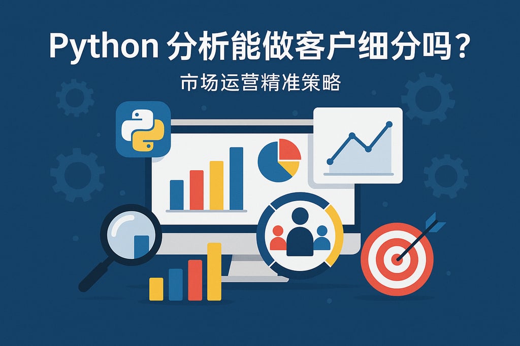 Python分析能做客户细分吗？市场运营精准策略