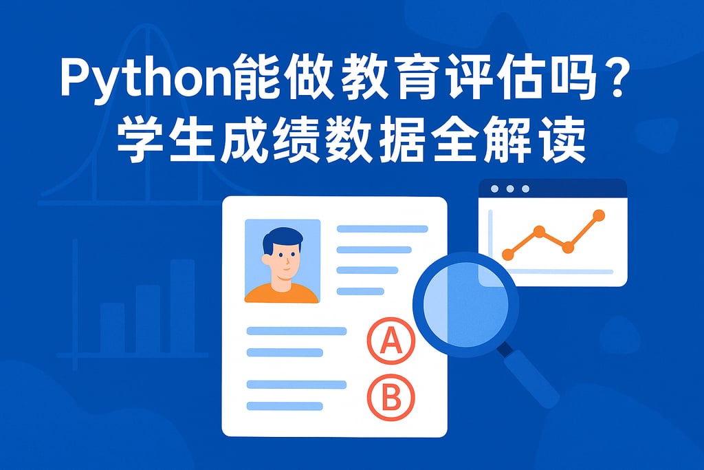 Python分析能做教育评估吗？学生成绩数据全解读