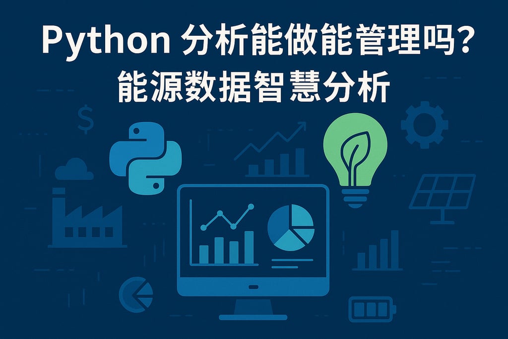 Python分析能做能效管理吗？能源数据智慧分析