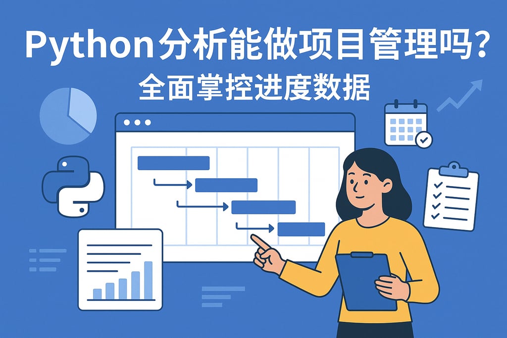 Python分析能做项目管理吗？进度数据全面掌控