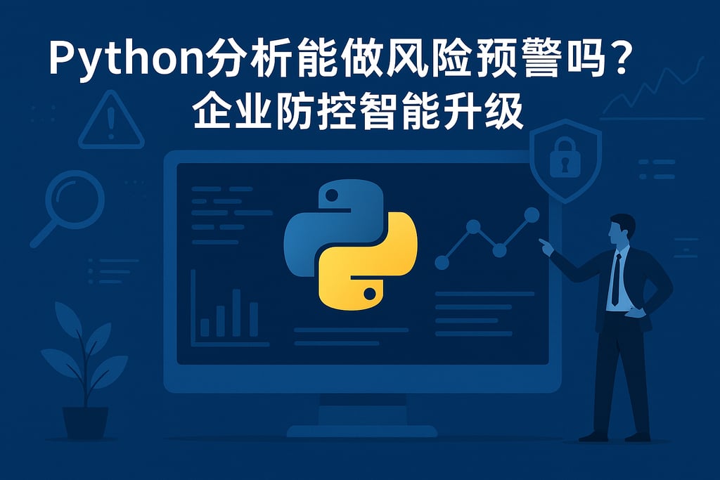 Python分析能做风险预警吗？企业防控智能升级