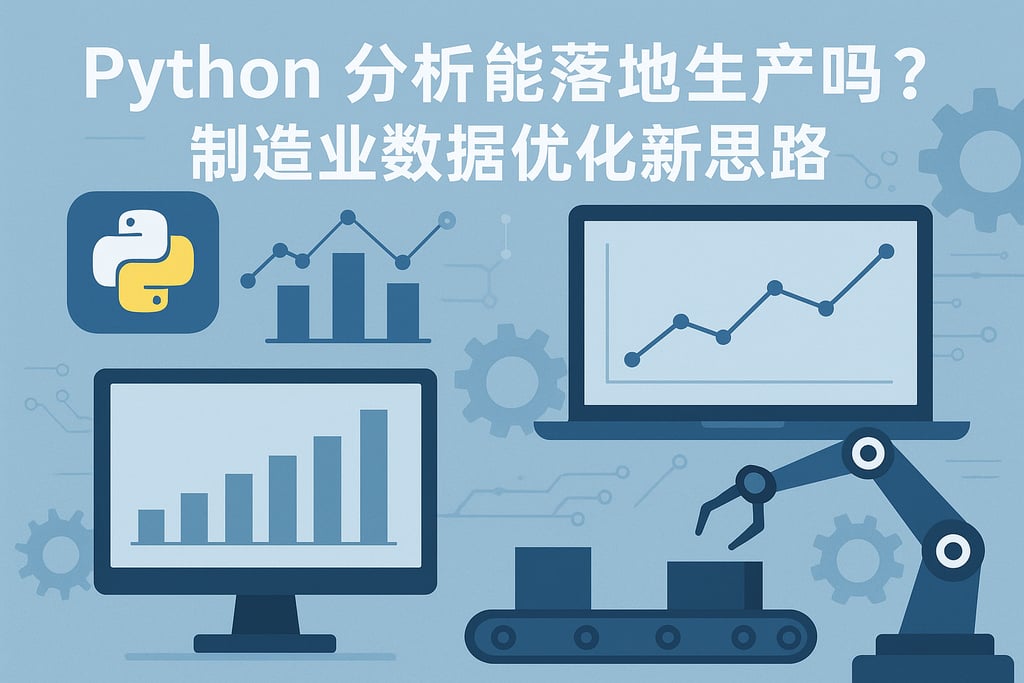 Python分析能落地生产吗？制造业数据优化新思路