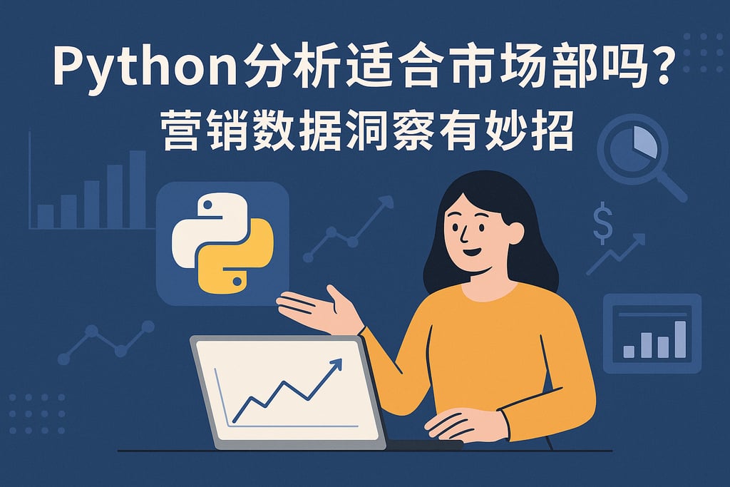 Python分析适合市场部吗？营销数据洞察有妙招