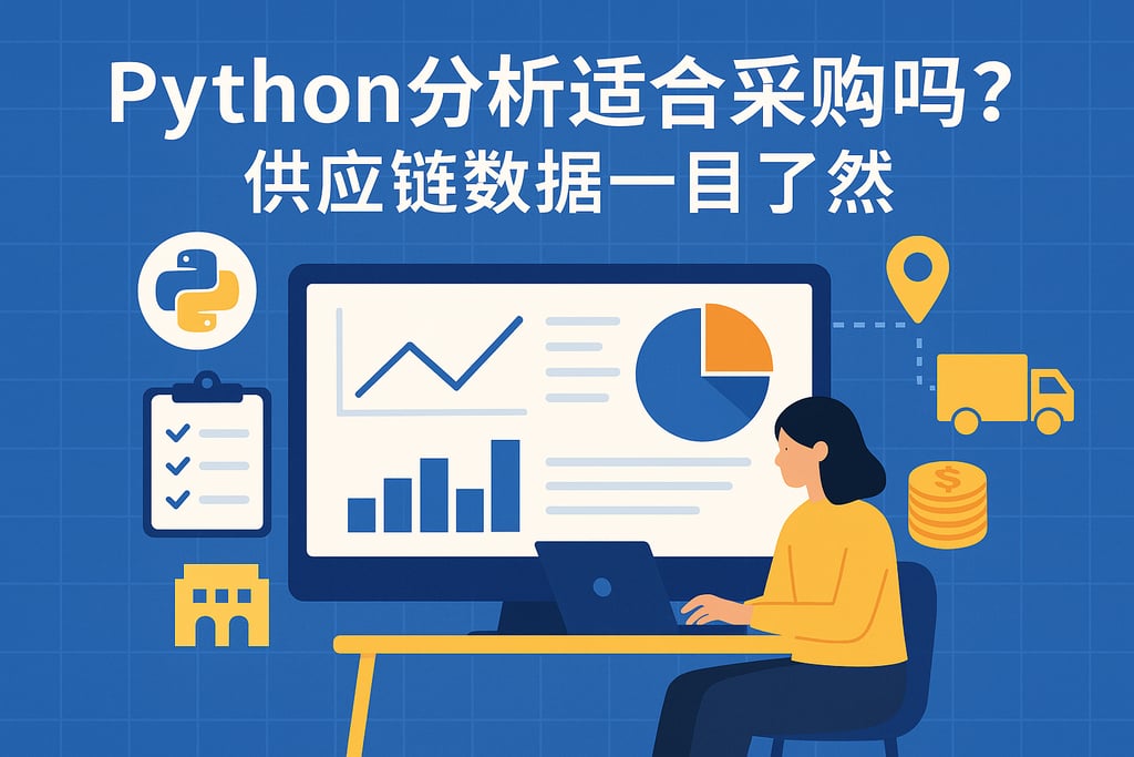 Python分析适合采购吗？供应链数据一目了然