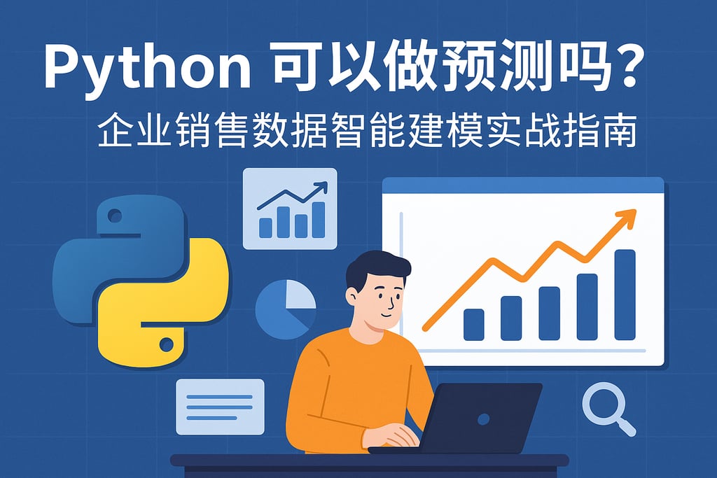 Python可以做预测吗？企业销售数据智能建模实战指南