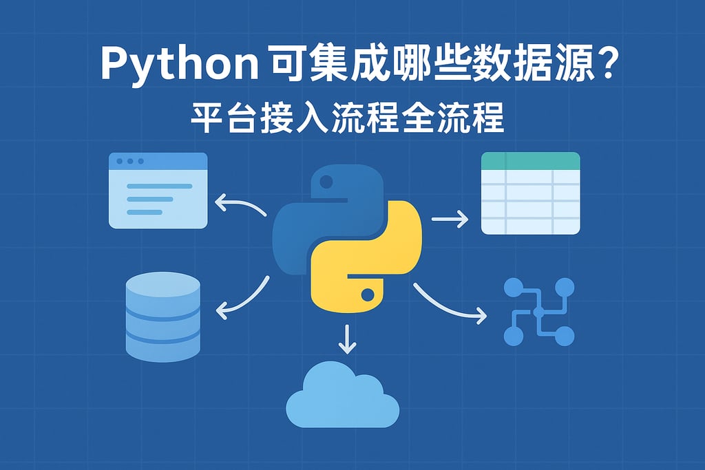 Python可集成哪些数据源？平台接入流程全流程