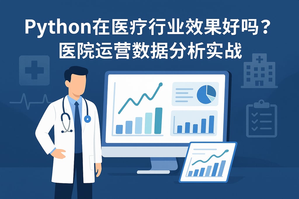 Python在医疗行业效果好吗？医院运营数据分析实战