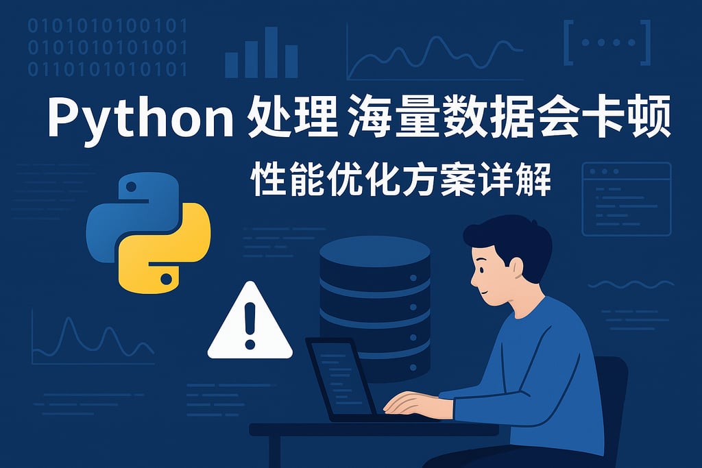 Python处理海量数据会卡顿吗？性能优化方案详解