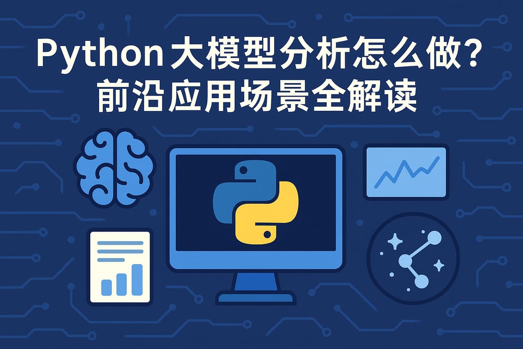 Python大模型分析怎么做？前沿应用场景全解读