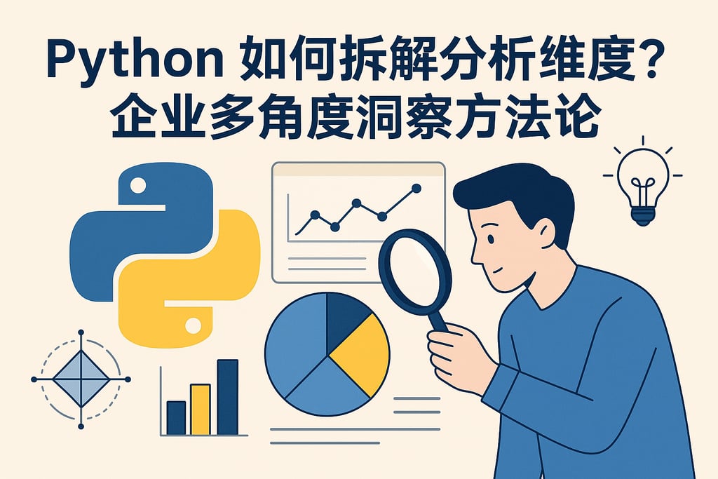 Python如何拆解分析维度？企业多角度洞察方法论