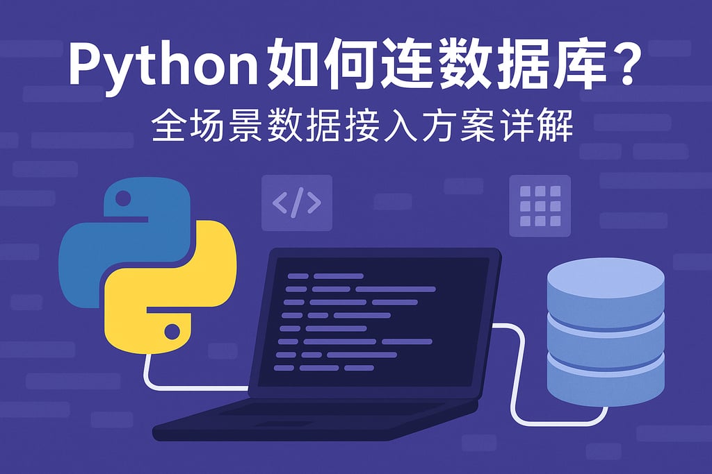 Python如何连数据库？全场景数据接入方案详解