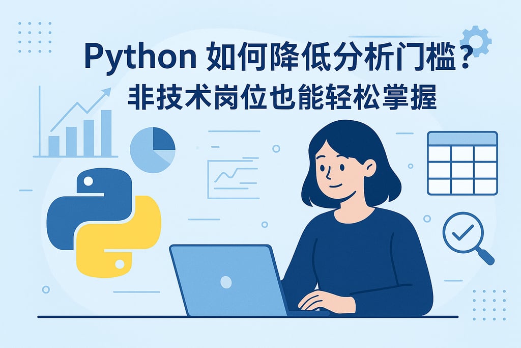 Python如何降低分析门槛？非技术岗位也能轻松掌握