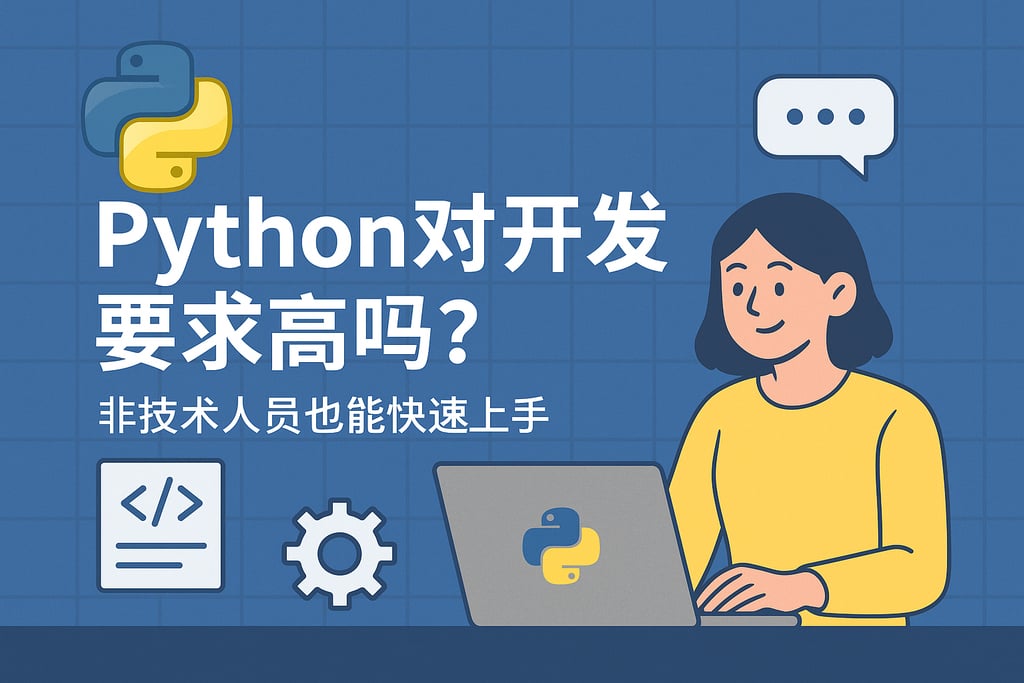 Python对开发要求高吗？非技术人员也能快速上手