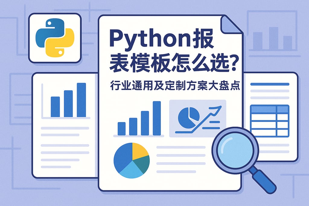 Python报表模板怎么选？行业通用及定制方案大盘点
