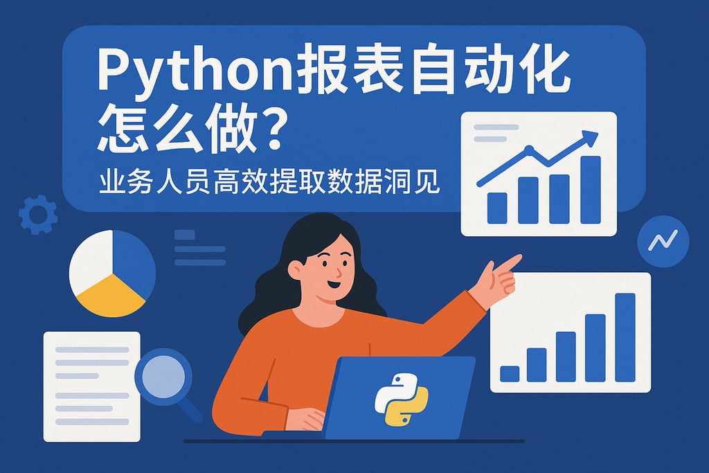 Python报表自动化怎么做？业务人员高效提取数据洞见