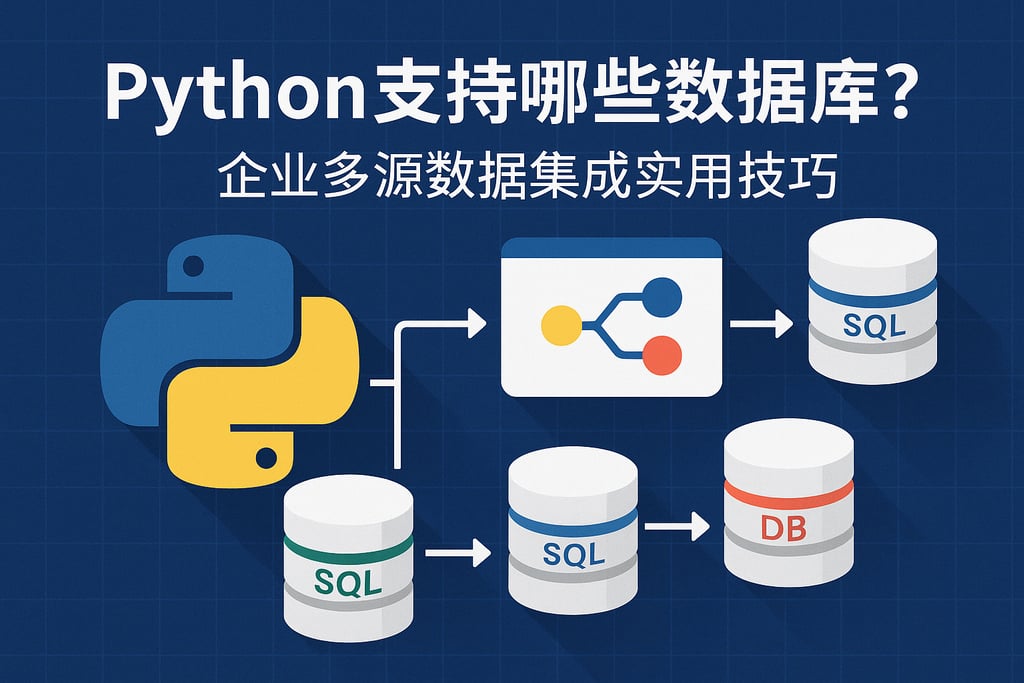 Python支持哪些数据库？企业多源数据集成实用技巧