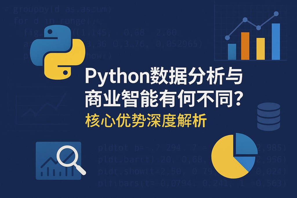 Python数据分析与商业智能有何不同？核心优势深度解析
