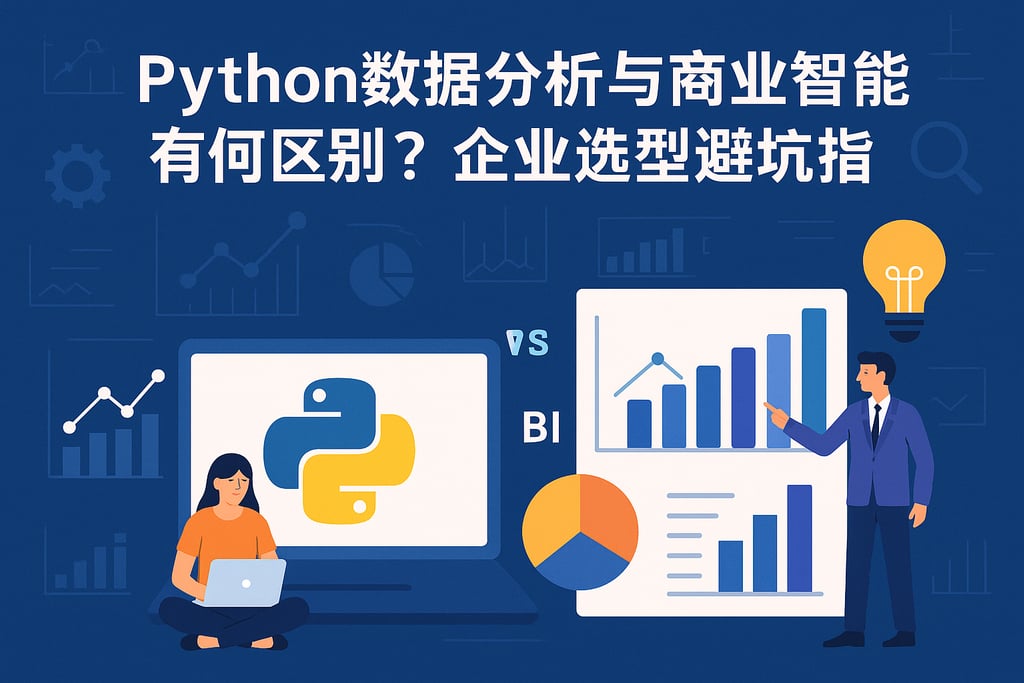 Python数据分析与商业智能有何区别？企业选型避坑指南