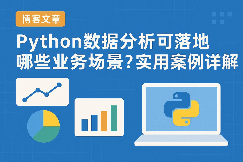 Python数据分析可落地哪些业务场景？实用案例详解