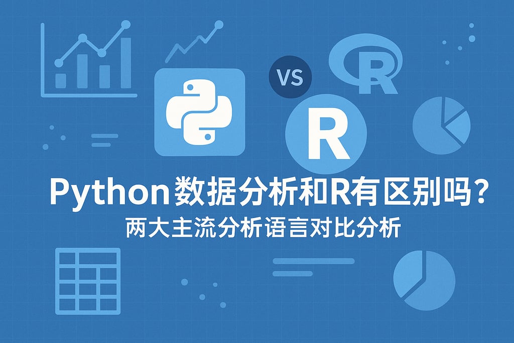 Python数据分析和R有区别吗？两大主流分析语言对比分析