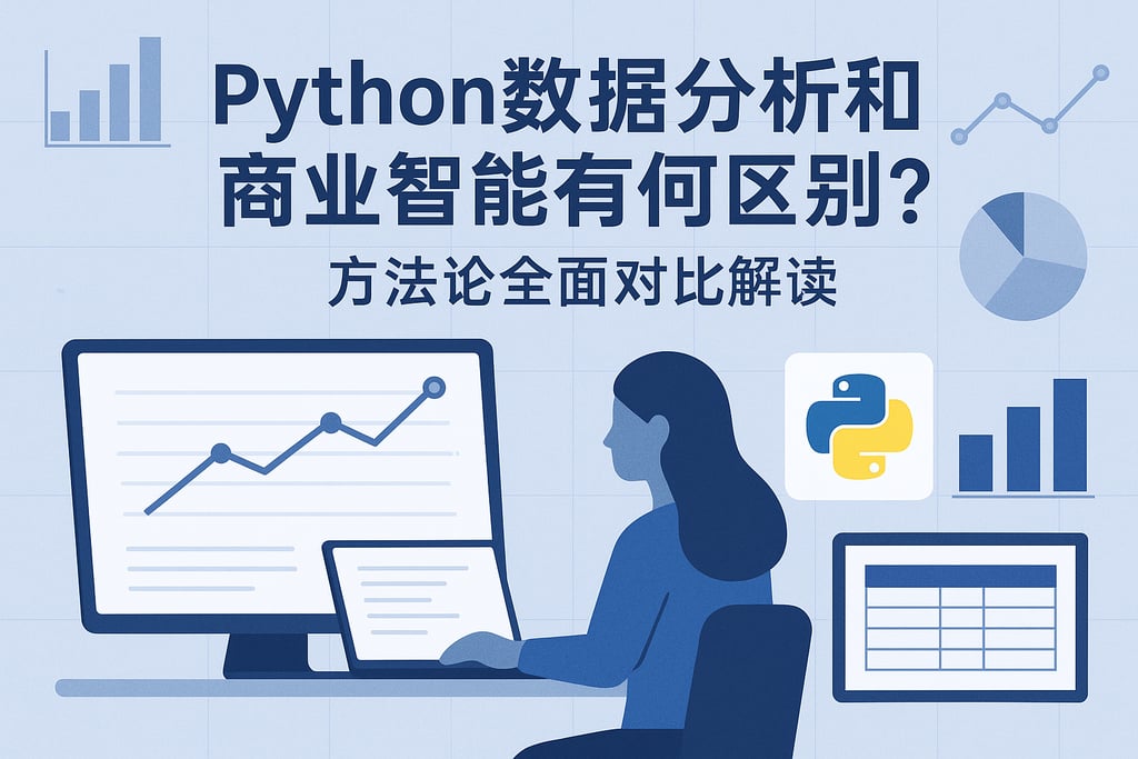 Python数据分析和商业智能有何区别？方法论全面对比解读