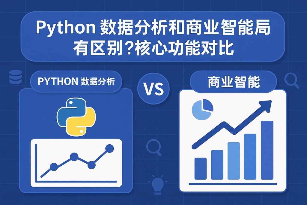Python数据分析和商业智能有何区别？核心功能对比