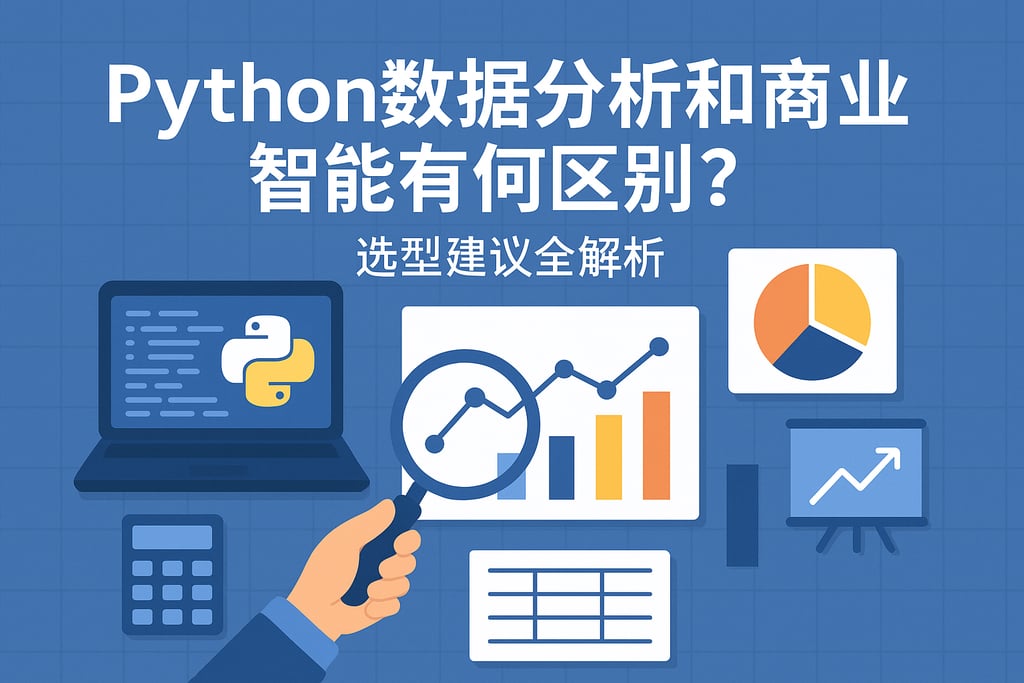 Python数据分析和商业智能有何区别？选型建议全解析