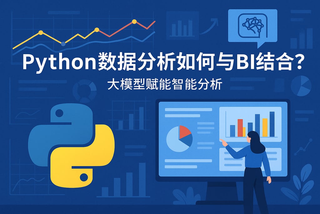 Python数据分析如何与BI结合？大模型赋能智能分析